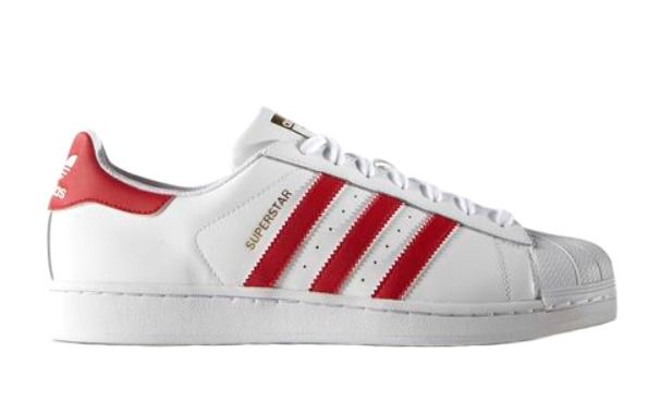 adidas superstar vermelho